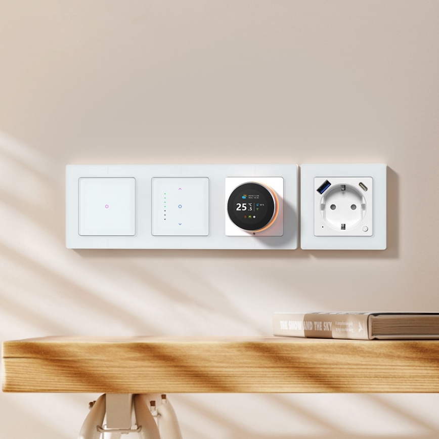 Immax NEO 07551L - Interrupteur intelligent pour commande de stores et de volets roulants 230V Tuya