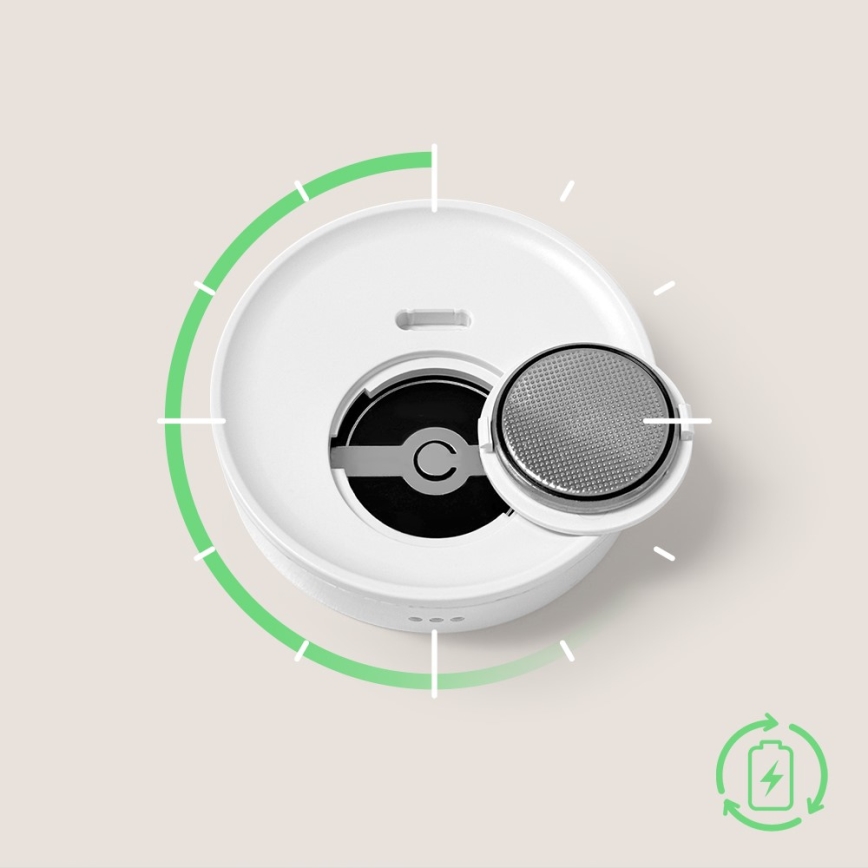 Immax NEO 07557L - Capteur intelligent de température et d'humidité 1xCR2430 Tuya