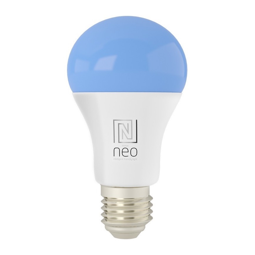 Immax NEO 07712CDO - LOT x3 Ampoule à intensité variable LED RGB+CCT E27/9W/230V Wi-Fi Tuya + télécommande