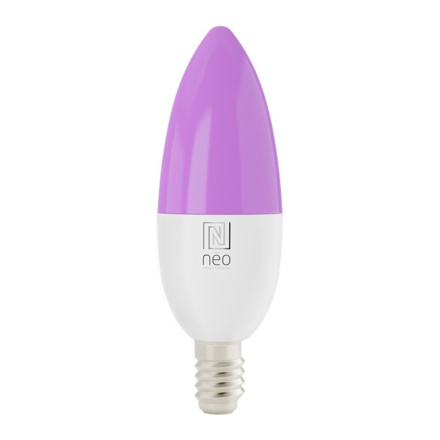 Immax NEO 07716C - LOT 3x LED RGB+CCT Ampoule à intensité variable E14/5,5W/230V Wi-Fi Tuya 2700K