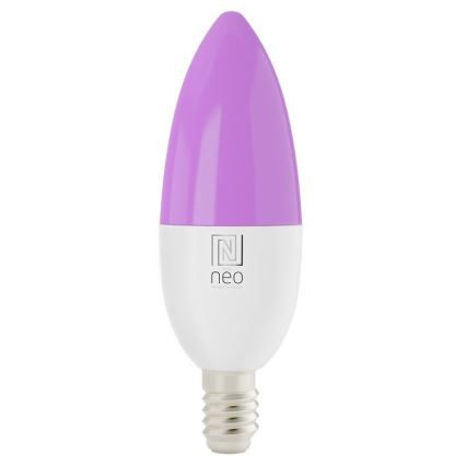 Immax NEO 07716CDO - LOT 3x LED RGB+CCT Ampoule à intensité variable E14/6W/230V Wi-Fi Tuya + télécommande