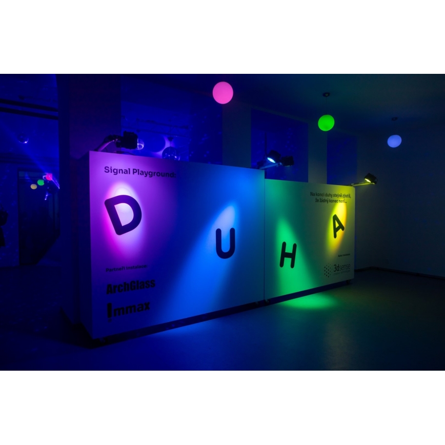 Immax NEO 07724CDO - LOT 3x Ampoule LED RGB+CCT  à intensité variable GU10/4,8W/230V 2700-6500K Wi-Fi Tuya + télécommande