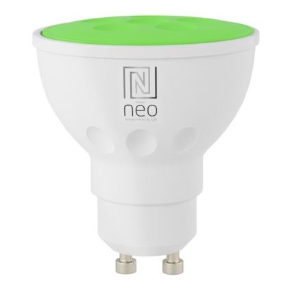 Immax NEO 07724CDO - LOT 3x Ampoule LED RGB+CCT  à intensité variable GU10/4,8W/230V 2700-6500K Wi-Fi Tuya + télécommande