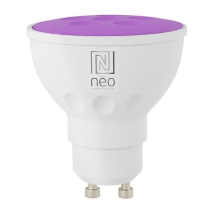 Immax NEO 07724CDO - LOT 3x Ampoule LED RGB+CCT  à intensité variable GU10/4,8W/230V 2700-6500K Wi-Fi Tuya + télécommande