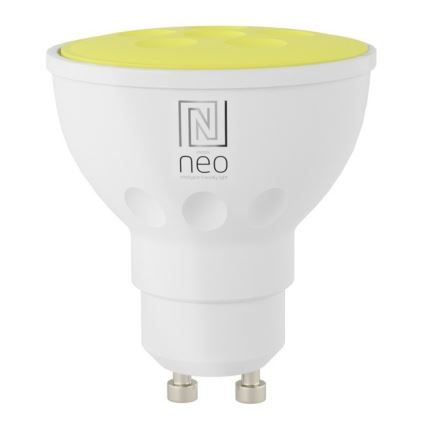 Immax NEO 07724CDO - LOT 3x Ampoule LED RGB+CCT  à intensité variable GU10/4,8W/230V 2700-6500K Wi-Fi Tuya + télécommande