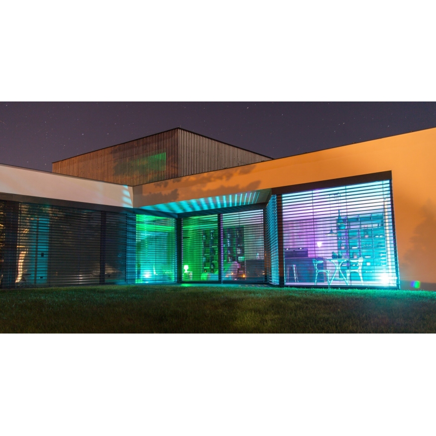 Immax NEO 07724CDO - Lot de 3 ampoules LED RGB+CCT dimmables GU10/4,8W/230V 2700-6500K Wi-Fi Tuya + télécommande