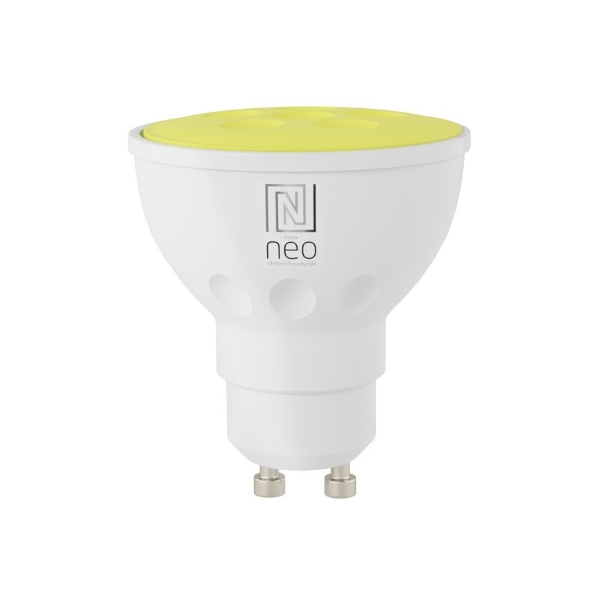 Immax NEO 07724CDO - Lot de 3 ampoules LED RGB+CCT dimmables GU10/4,8W/230V 2700-6500K Wi-Fi Tuya + télécommande