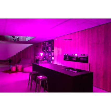 Immax NEO 07745CDO - Lot de 3 ampoules LED RGB+CCT dimmables E14/6W/230V Tuya Wi-Fi + télécommande
