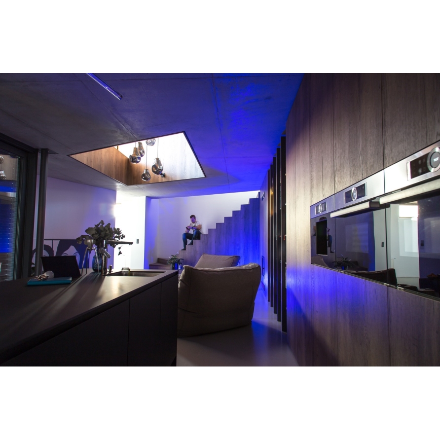 Immax NEO 07745CDO - Pack de 3 ampoules LED RGB+CCT dimmables E14/6W/230V Wi‑Fi + télécommande