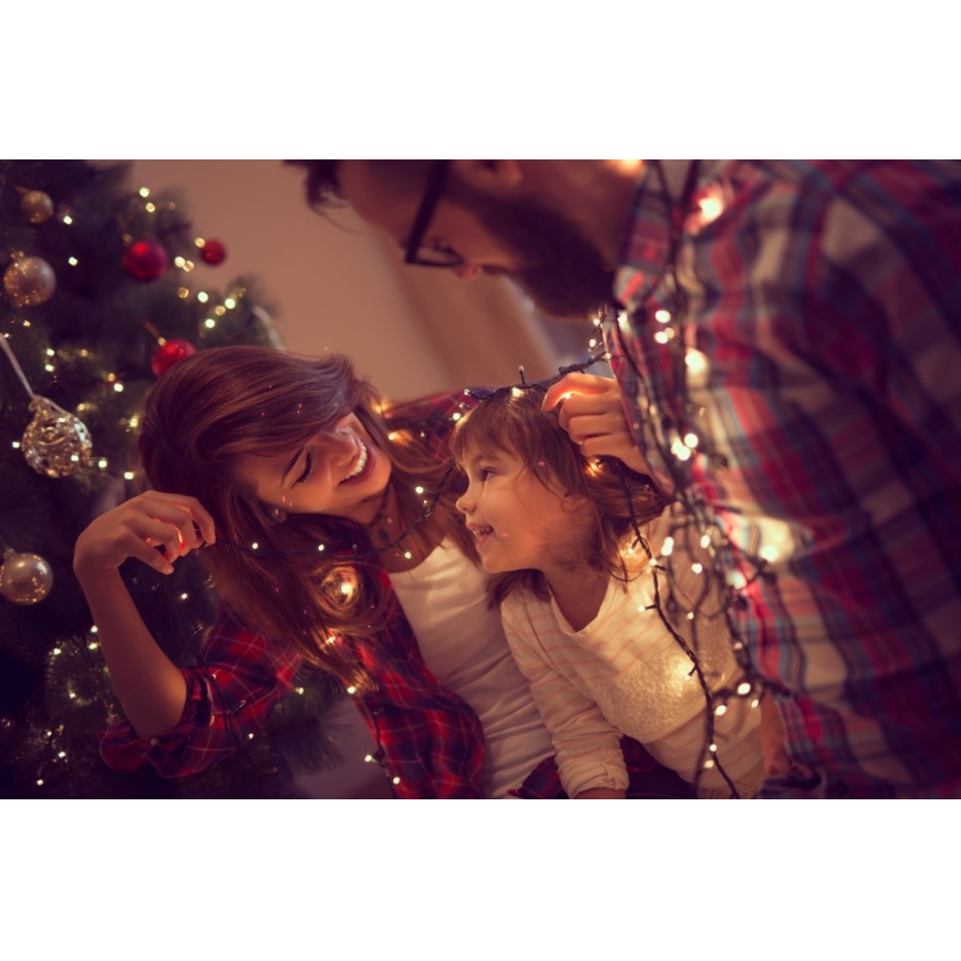 Immax NEO 07755L - Guirlande extérieure LED dimmable NEO LITE 400 LED / 8 fonctions / 43 m / IP44 / Wi‑Fi Tuya / blanc chaud