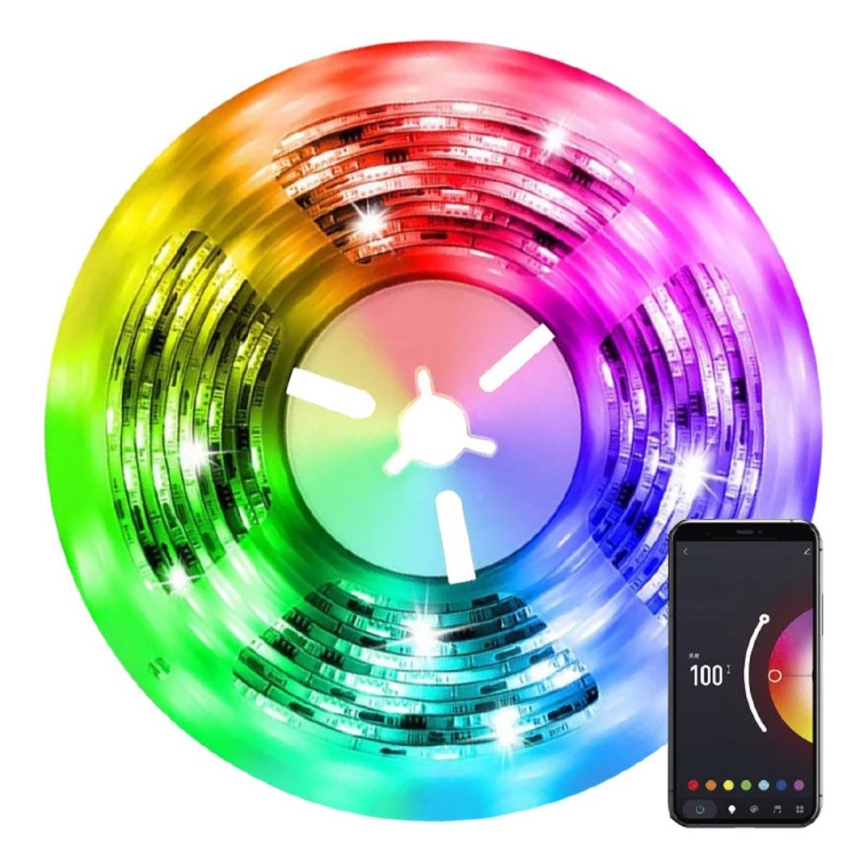 Immax NEO 07790L- Ruban RGB+CCT Ruban à intensité variable NEO SMART LED/15W/230V 3m IP65 Wi-Fi Tuya