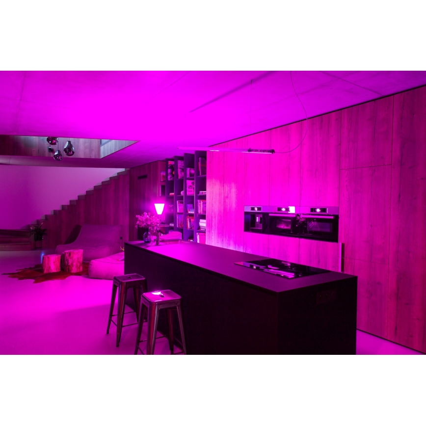 Immax NEO 07794CDO - Lot de 3 ampoules LED RGB+CCT dimmables E27/14W/230V 2700K-6500K Tuya Wi‑Fi + télécommande