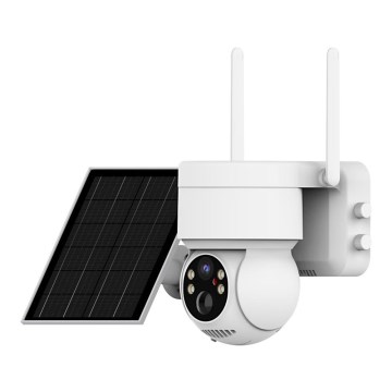 Immax NEO 07803L - Caméra solaire extérieure intelligente avec capteur SENTRY 6000 mAh Wi-Fi Tuya IP65