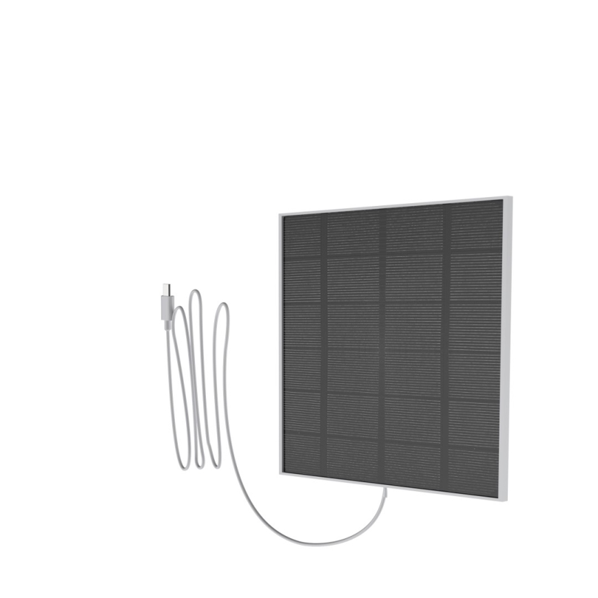 Immax NEO 07804L - Caméra solaire extérieure intelligente avec capteur, batterie 9000 mAh, IP65
