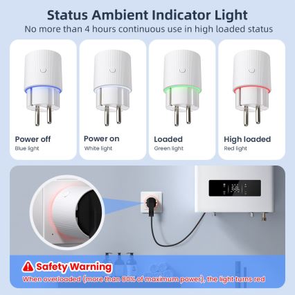 Immax NEO 07812L - Prise intelligente E 3500W Wi-Fi