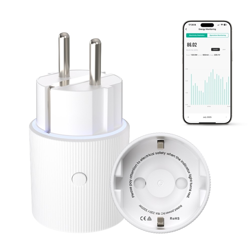 Immax NEO 07813L - Prise intelligente F 3500 W Wi-Fi