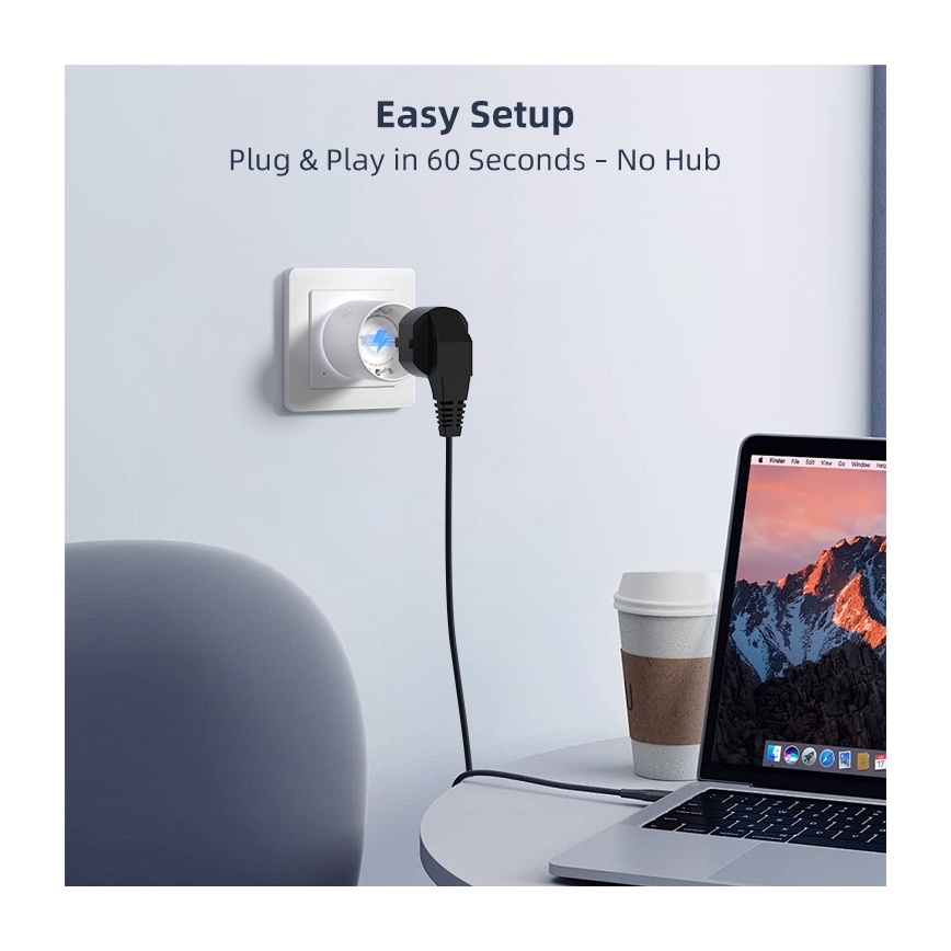 Immax NEO 07813L - Prise intelligente F 3500 W Wi-Fi