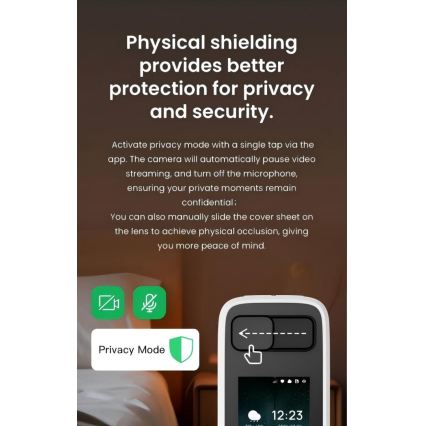 Immax NEO 07814L - Caméra d'intérieur intelligente avec capteur 4 Mpx, alimentation 5 V, Wi‑Fi