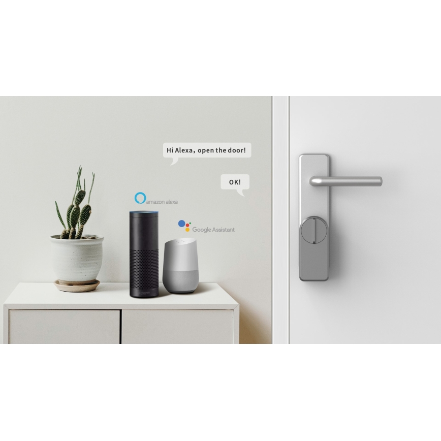 Immax NEO 07815L - Serrure de porte intelligente avec clavier 4xAA + 2xAA