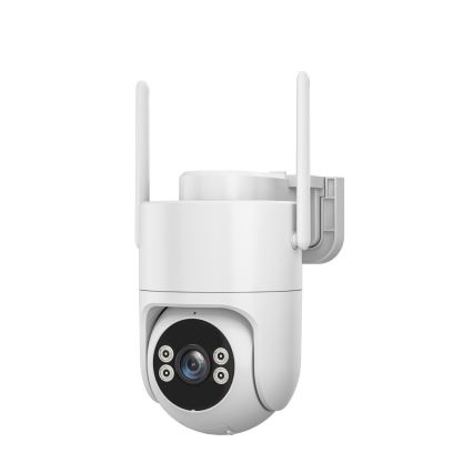 Immax NEO 07819L - Caméra extérieure intelligente avec capteur 4 MP 5V IP65 Tuya Wi-FI