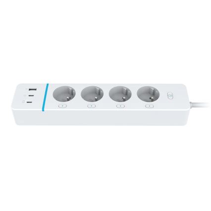 Immax NEO 07821L - Multiprise NEO LITE Smart 4 prises secteur + 1 port USB + 2 ports USB‑C, Wi‑Fi