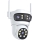 Immax NEO 07823L - Caméra extérieure intelligente avec capteurs 2MP+2MP+2MP, alimentation 5V, compatible Tuya Wi-Fi