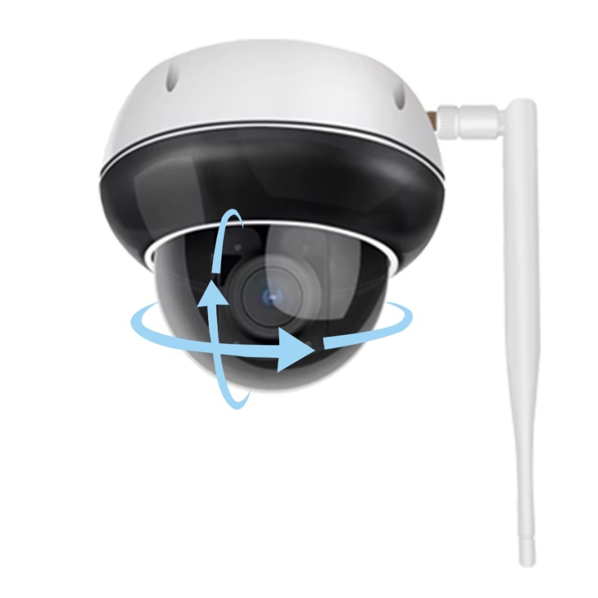 Immax NEO 07825L - Caméra dôme extérieure intelligente avec capteur 5 MP, 230 V, IP66, TUYA, Wi-Fi