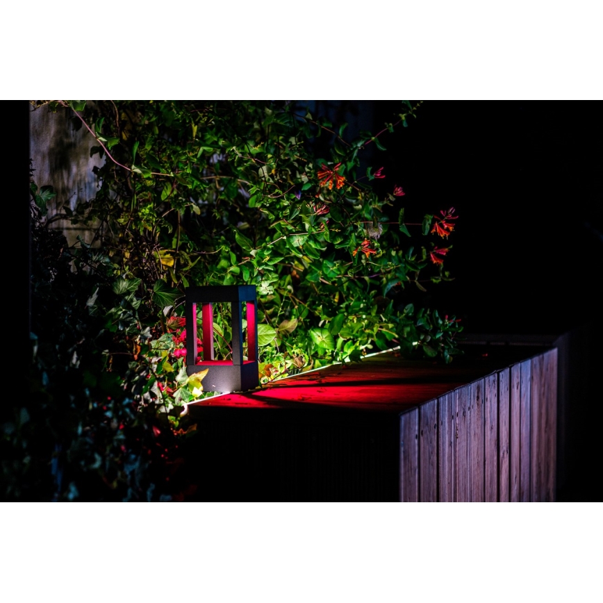 Immax NEO 07902L - Lampe à intensité variable extérieur LED RGB+CCT NEO LITE CUBE LED/10W/230V 2700-6500K IP67 Wi-Fi Tuya noir