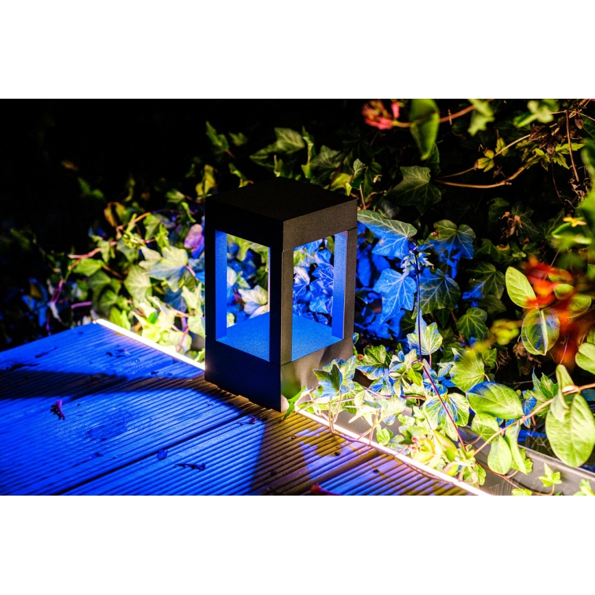Immax NEO 07902L - Lampe à intensité variable extérieur LED RGB+CCT NEO LITE CUBE LED/10W/230V 2700-6500K IP67 Wi-Fi Tuya noir