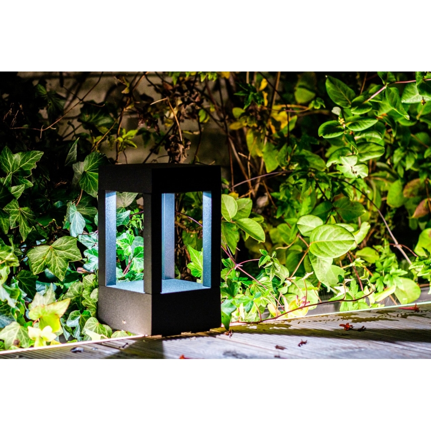 Immax NEO 07902L - Lampe à intensité variable extérieur LED RGB+CCT NEO LITE CUBE LED/10W/230V 2700-6500K IP67 Wi-Fi Tuya noir