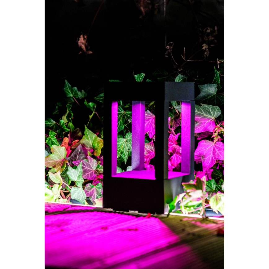 Immax NEO 07902L - Lampe à intensité variable extérieur LED RGB+CCT NEO LITE CUBE LED/10W/230V 2700-6500K IP67 Wi-Fi Tuya noir