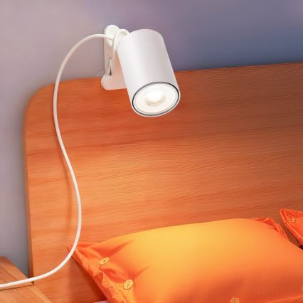 Immax NEO 08292L - Lampe à pince PUNTO 1xGU10/9W/230V blanche