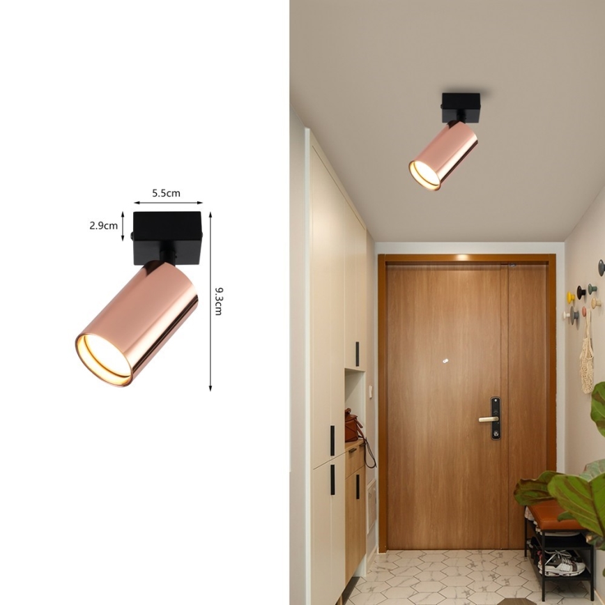 Immax NEO 08301L - Spot PUNTO 1xGU10/9W/230V, finition or rose