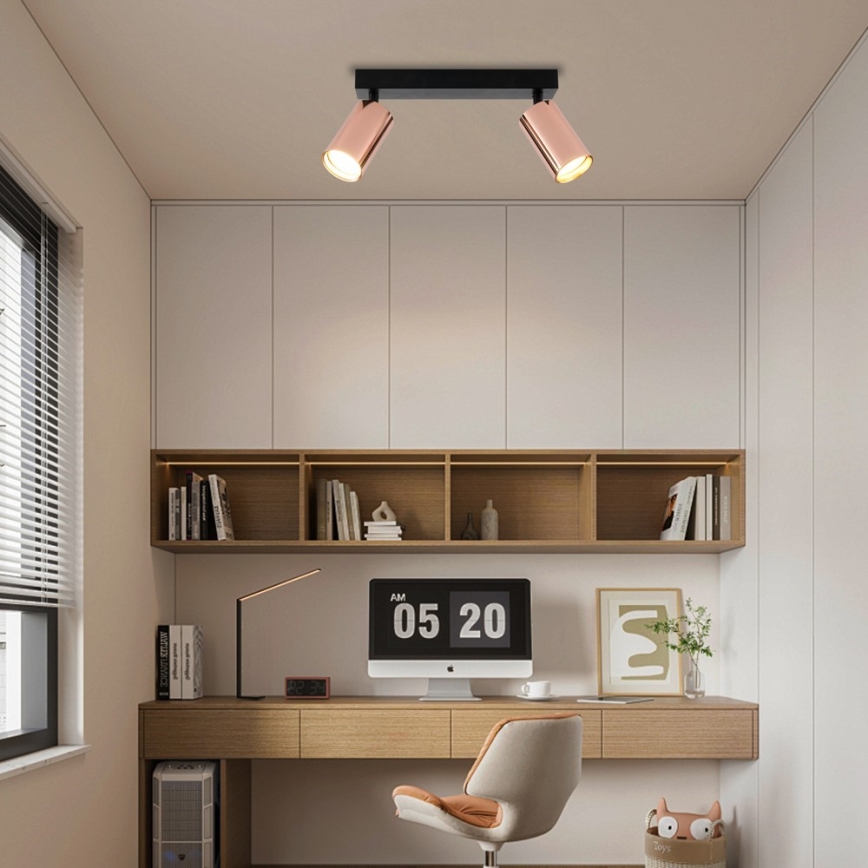 Immax NEO 08302L - Spot PUNTO 2xGU10/9W/230V or rose
