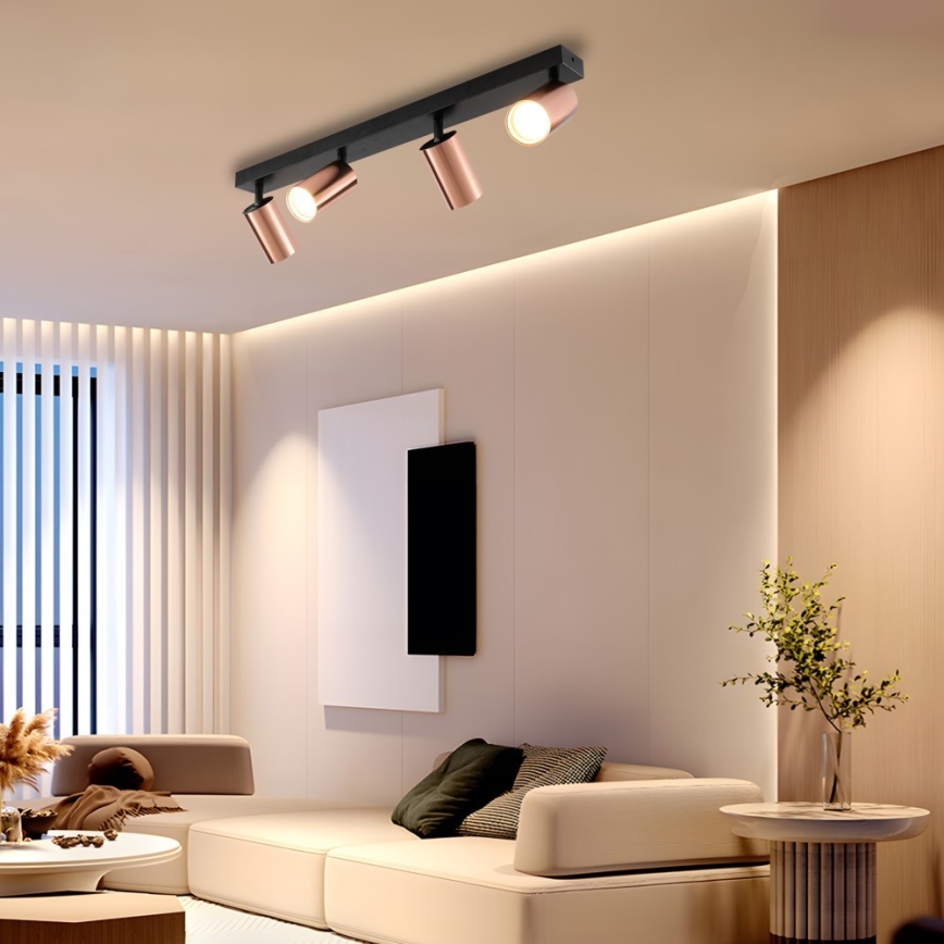 Immax NEO 08303L - Spot PUNTO 4xGU10/9W/230V or rose