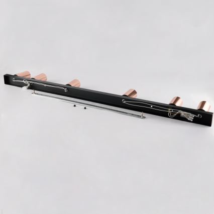 Immax NEO 08305L - Luminaire à spots PUNTO 6xGU10/9W/230V, finition or rose