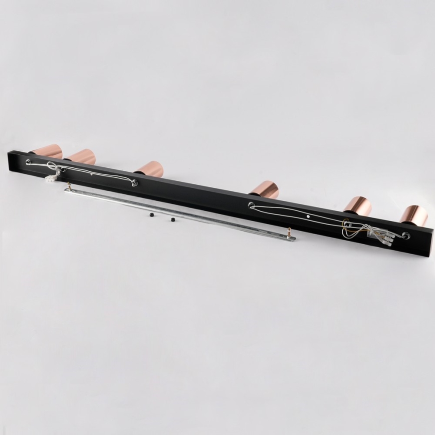 Immax NEO 08305L - Luminaire à spots PUNTO 6xGU10/9W/230V, finition or rose