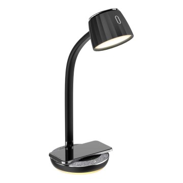 Immax NEO 08996L - Lampe de table à intensité variable avec charge sans fil PERLA LED/1,5W + LED/6W/230V 3800-4300K