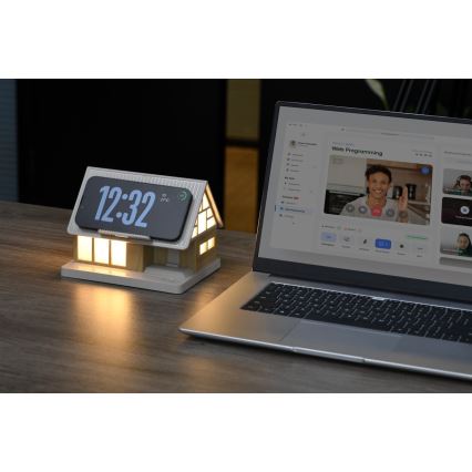 Immax NEO 09108L - Lampe de bureau LED avec charge sans fil DREAM HOME LED/2W/230V