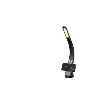 Immax NEO 09110L - Lampe de bureau LED dimmable avec recharge sans fil MAGIC LED/5W/230V noire