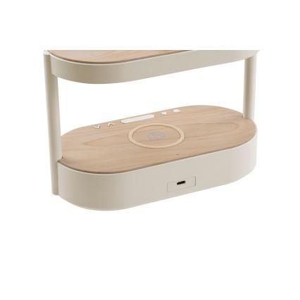 Immax NEO 09111L - Lampe de table LED dimmable avec réveil et station de recharge TRIPLE DOCK LED/1,5W/5V