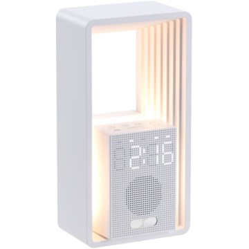 Immax NEO 09113L - Lampe de bureau LED CALM avec réveil et port de charge LED/3,5W/5V