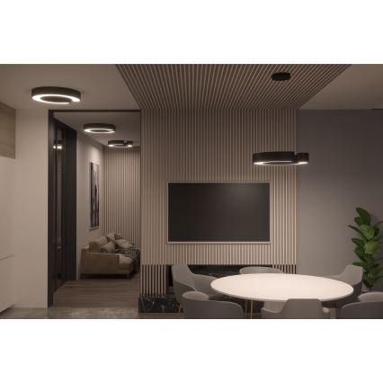 Immax NEO 7133 - LED SMART Plafonnier à intensité variable CÉČKO LED/52W/230V + télécommande 60 cm Tuya ZigBee