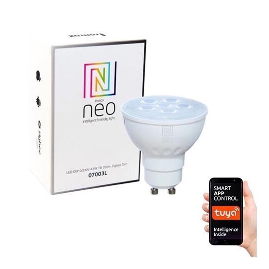 Immax NEO - Ampoule LED à intensité variable GU10/4,8W/230V ZigBee Tuya