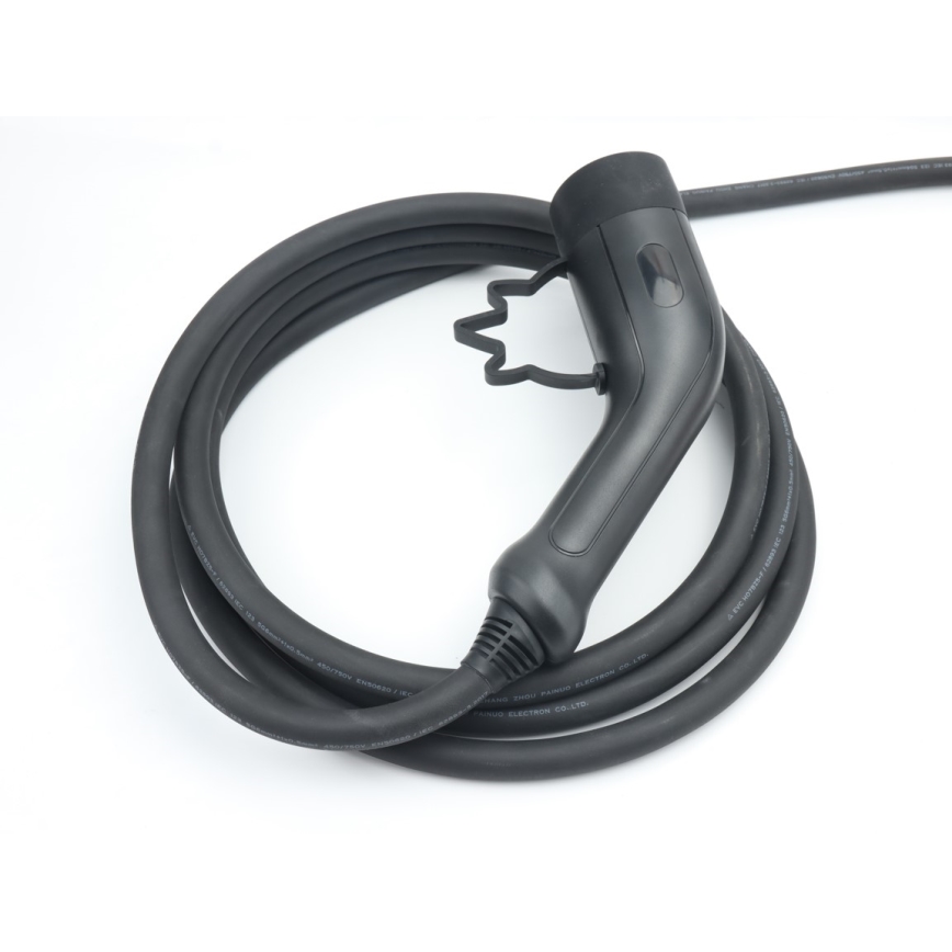 Immax - Station de charge de voyage pour voiture électrique type AC 16A/380V 11kW + prise 230V, 3,7kW 5m + étui