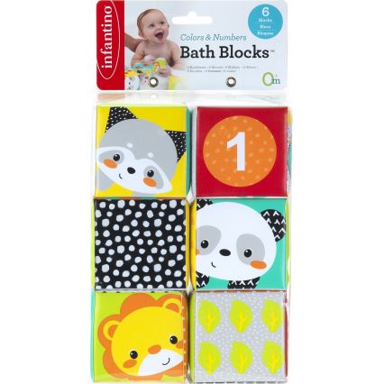 Infantino - Blocs de bain 6 pcs