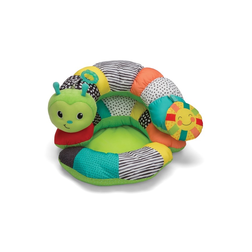 Infantino - Oreiller pour enfant 2en1 chenille