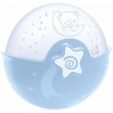 Infantino - Petite lampe pour enfant avec projecteur 3xAA bleu