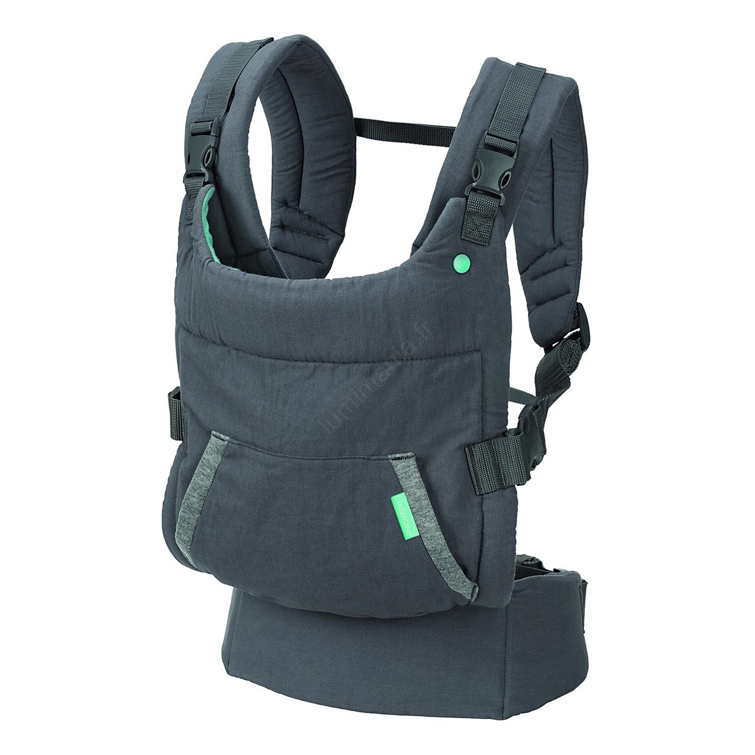 Infantino Porte bebe CUDDLE UP vert Lumimania