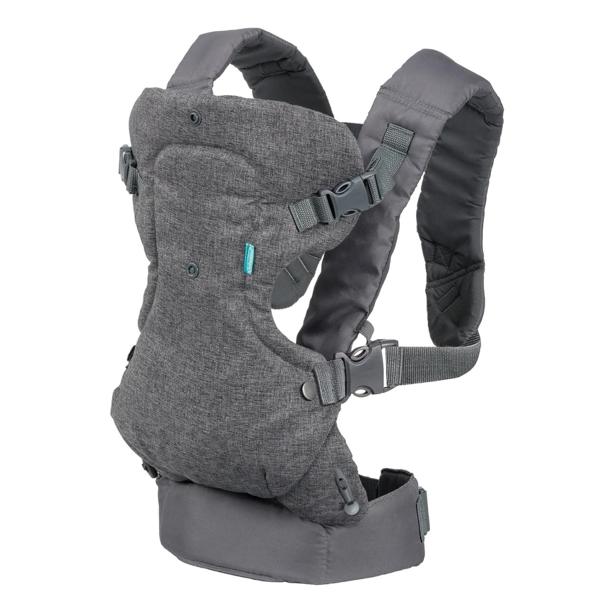 Infantino - Porte-bébé FLIP ADVANCED 4en1 gris foncé